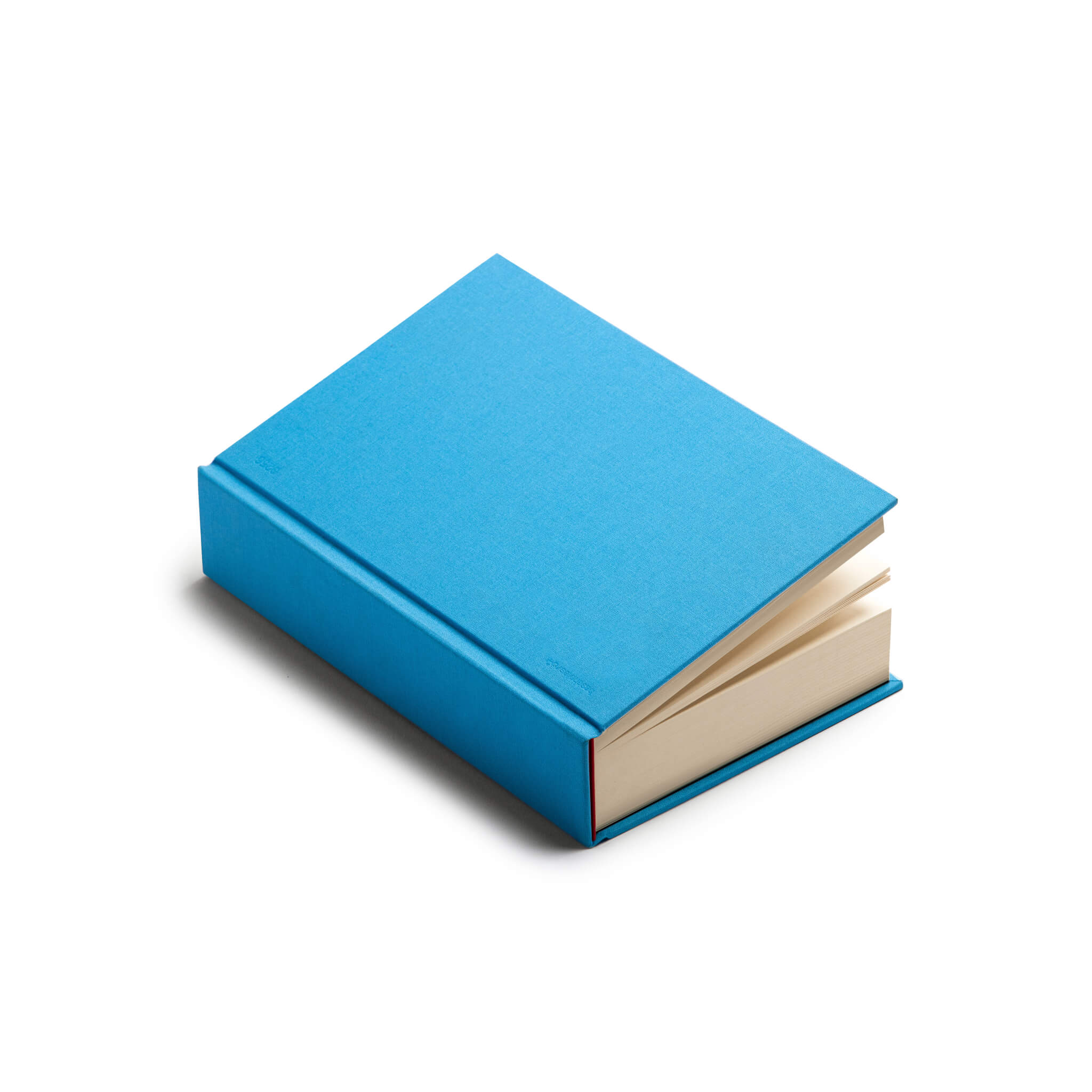 Blue basenotes 0256 Notebook in a minimalist composition, showing thick creamy pages and premium hardcover finish.