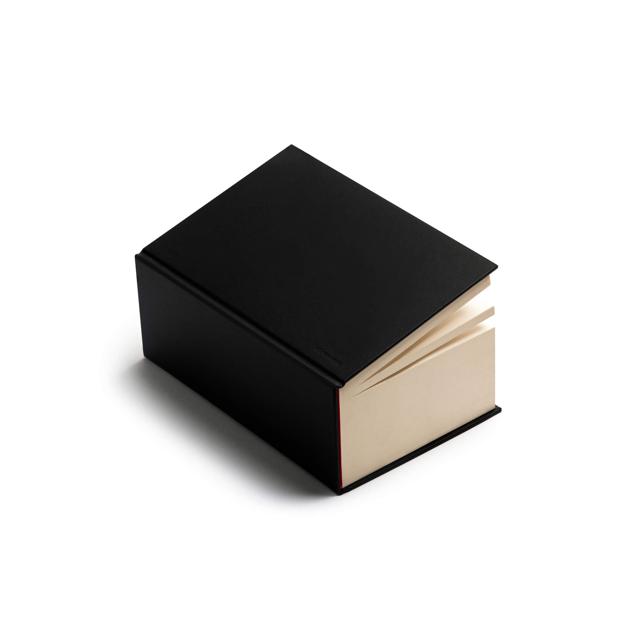 basenotes 0512 Notebook in black hardcover, featuring 1024 pages of acid-free paper and a traditional handmade spine.