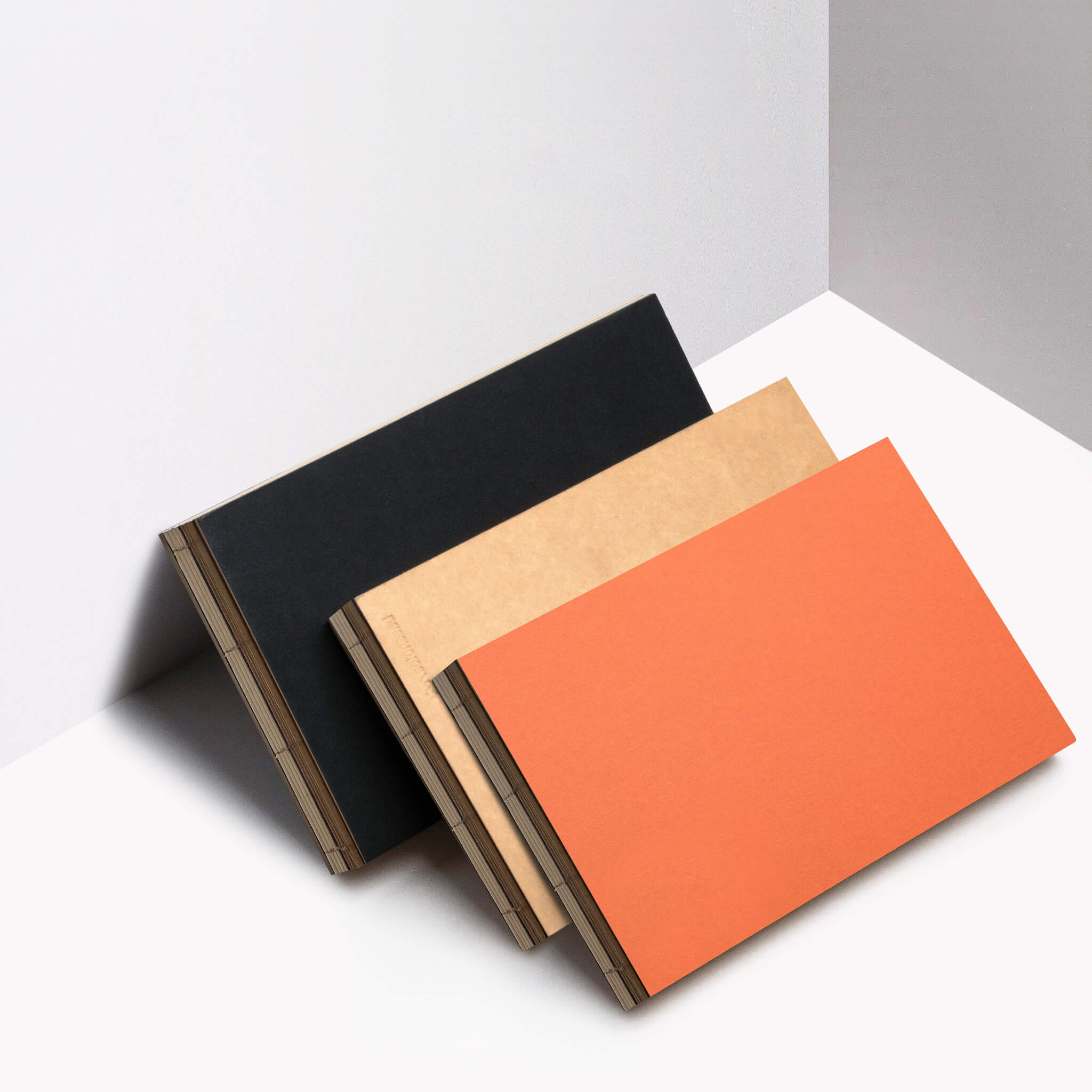 Limited edition handmade sketchbooks and notebooks produced in small runs with distinctive formats and materials.