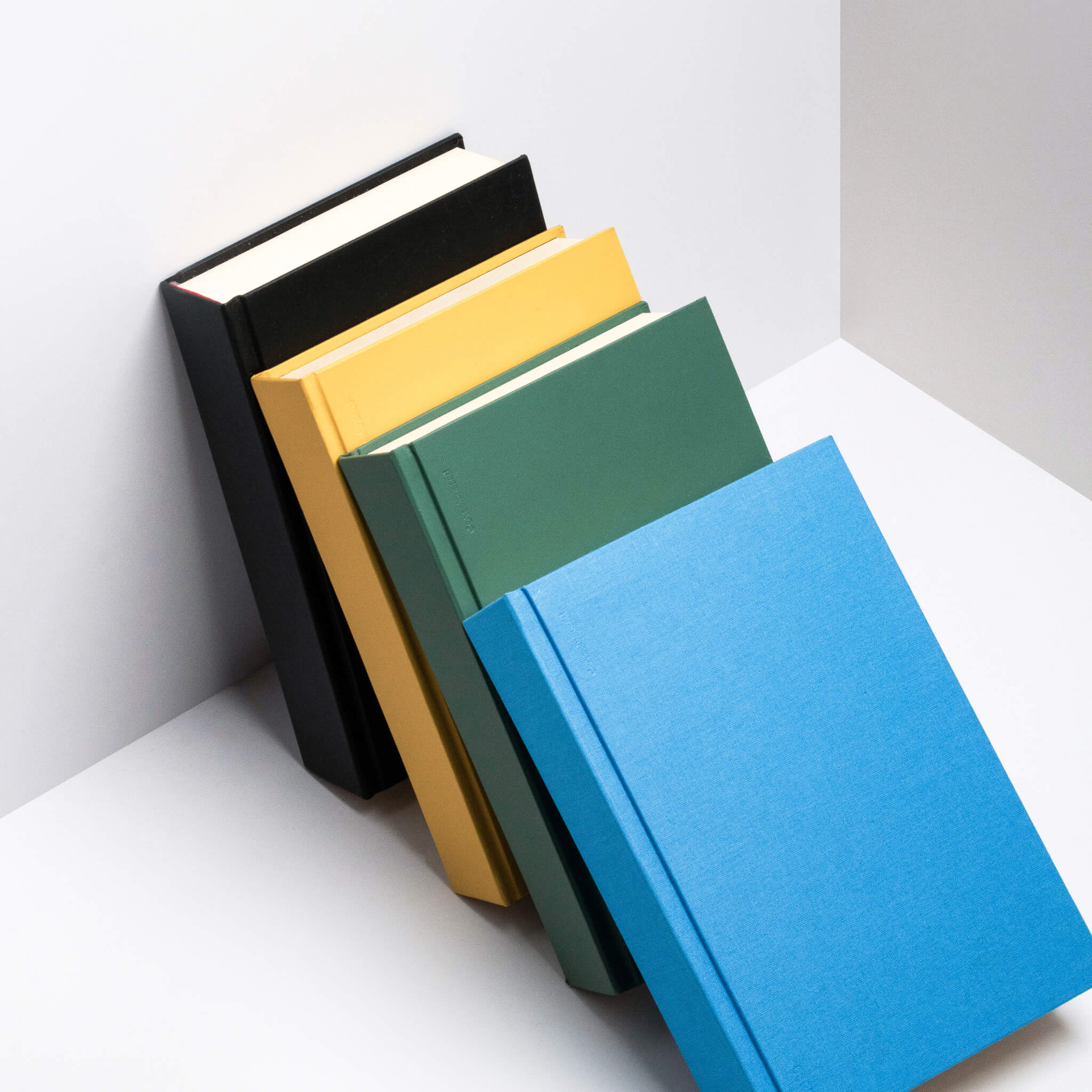 Hardcover writing notebooks in varied colours, designed for different writing purposes and everyday use.