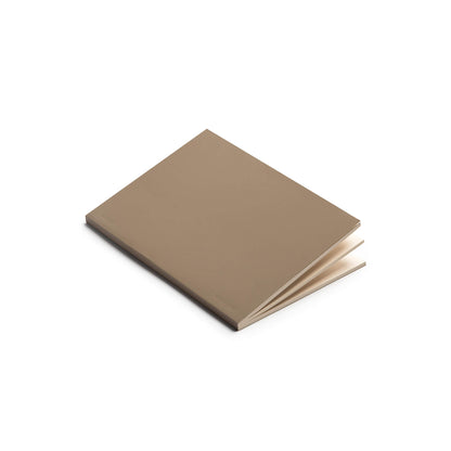 basenotes 0480 Notebook in Beige cover, minimalist design with soft cream paper edges.