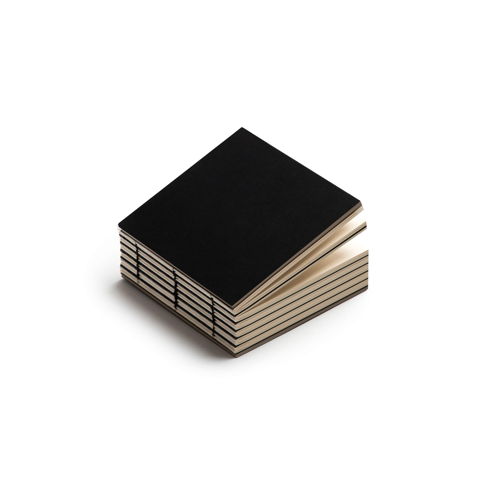 basenotes 1111 Paperbook with black hardcover square sketchbook top view