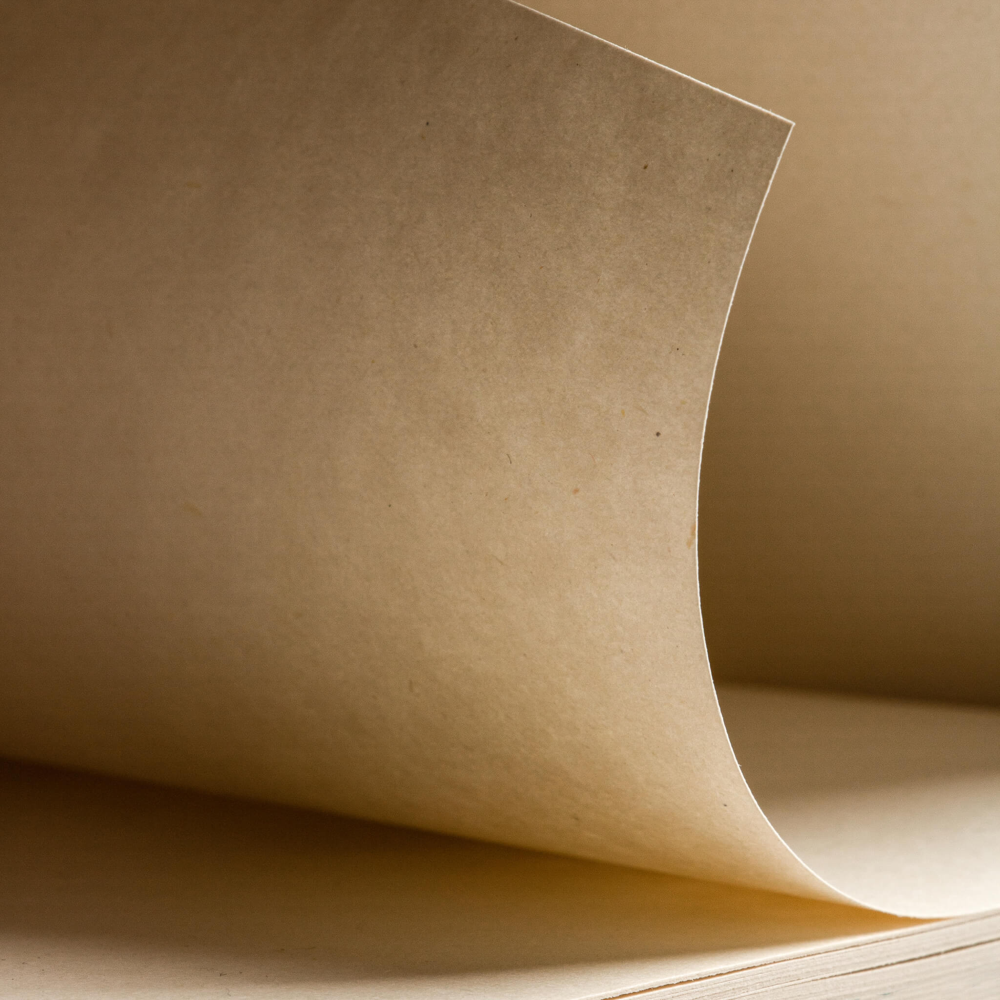 Close-up of kraft paper page from the basenotes 2316 sketchbook showing natural tone and fine texture.