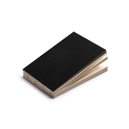 basenotes 2316 Black Paperbook featuring durable eco-friendly cover and hand-stitched lay-flat design for creative projects