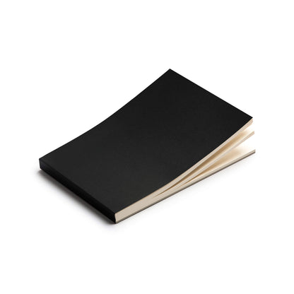 Black basenotes 2721 notebook featuring acid-free FSC paper and a minimal softcover design.