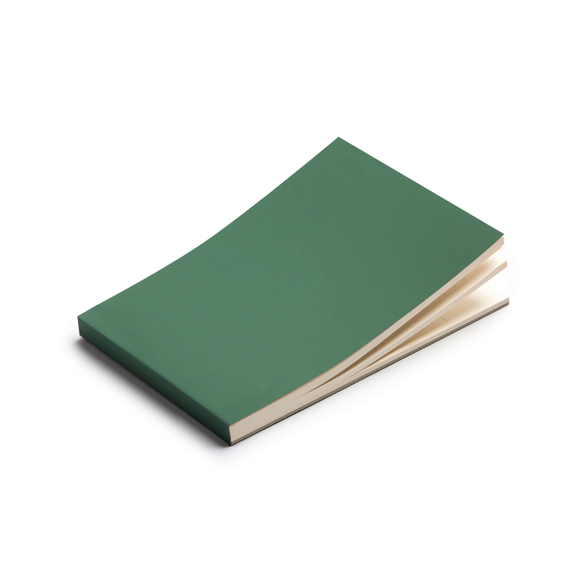 Green basenotes 2721 notebook crafted with FSC-certified paper and a smooth softcover finish.